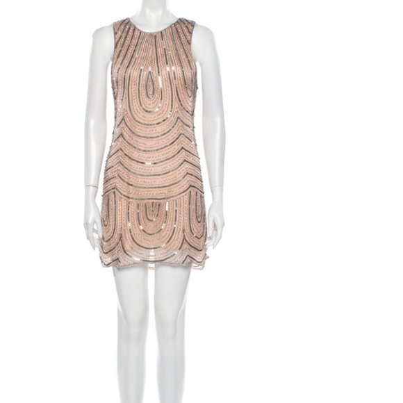 PARKER Silk Mini Dress - Picture 1 of 7